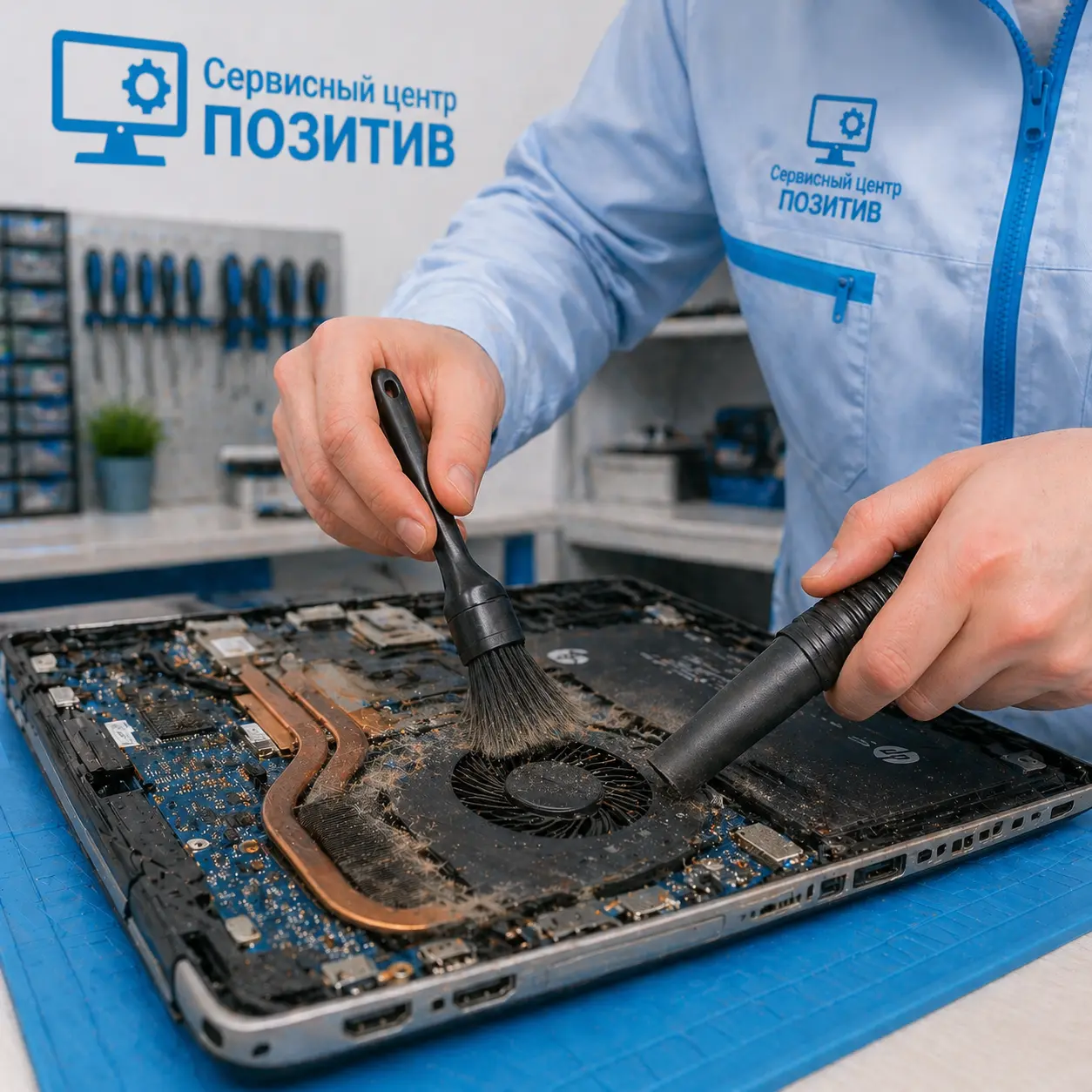 чистка ноутбука HP в Домодедово