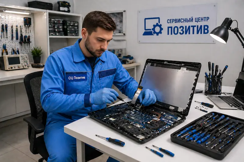 Замена шлейфа матрицы ноутбука в Домодедово