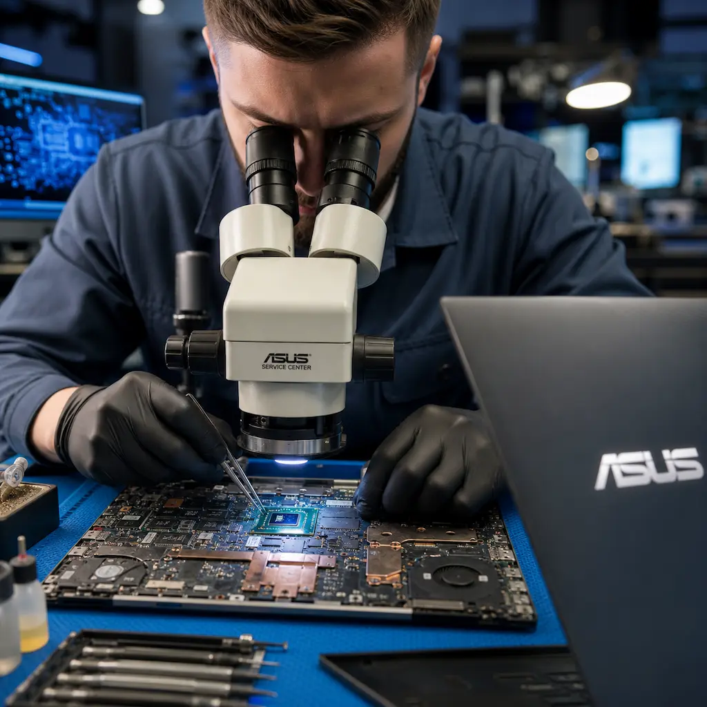 Замена видеокарты ноутбука Asus в Домодедово