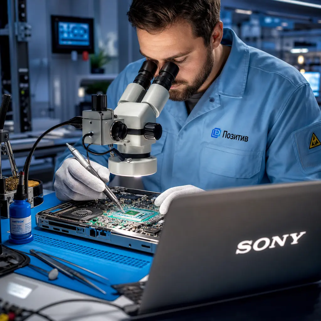 Замена видеокарты ноутбука Sony в Домодедово