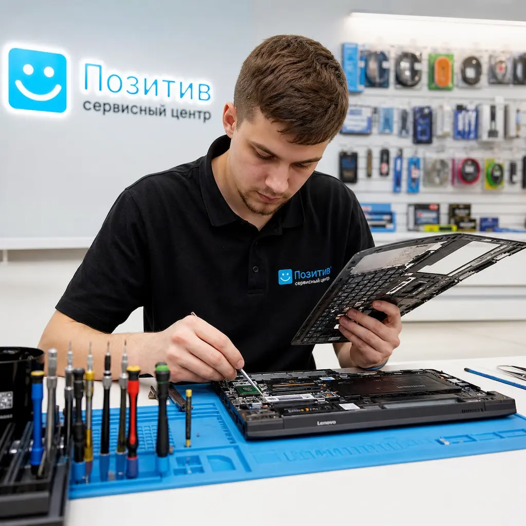 заменить клавиатуру на ноутбуке Lenovo в Домодедово