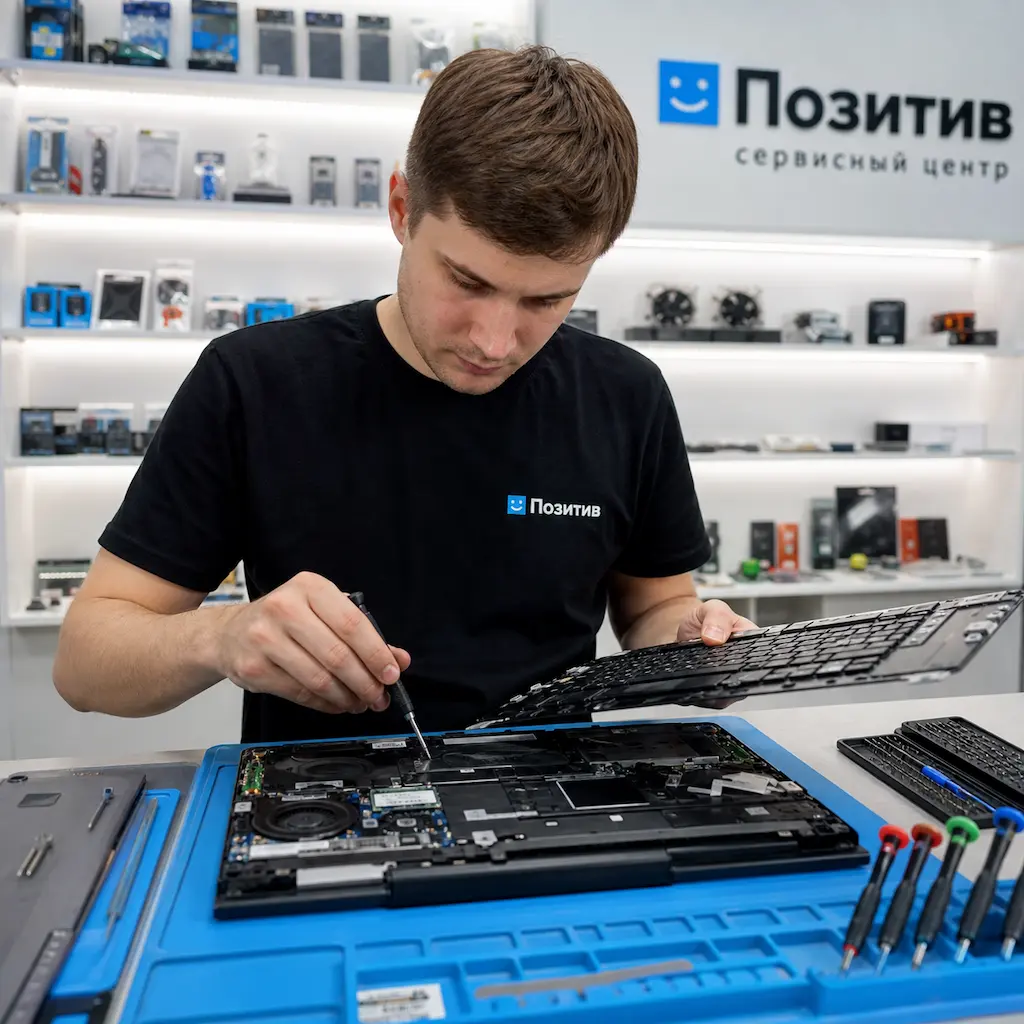 заменить клавиатуру на ноутбуке Samsung в Домодедово