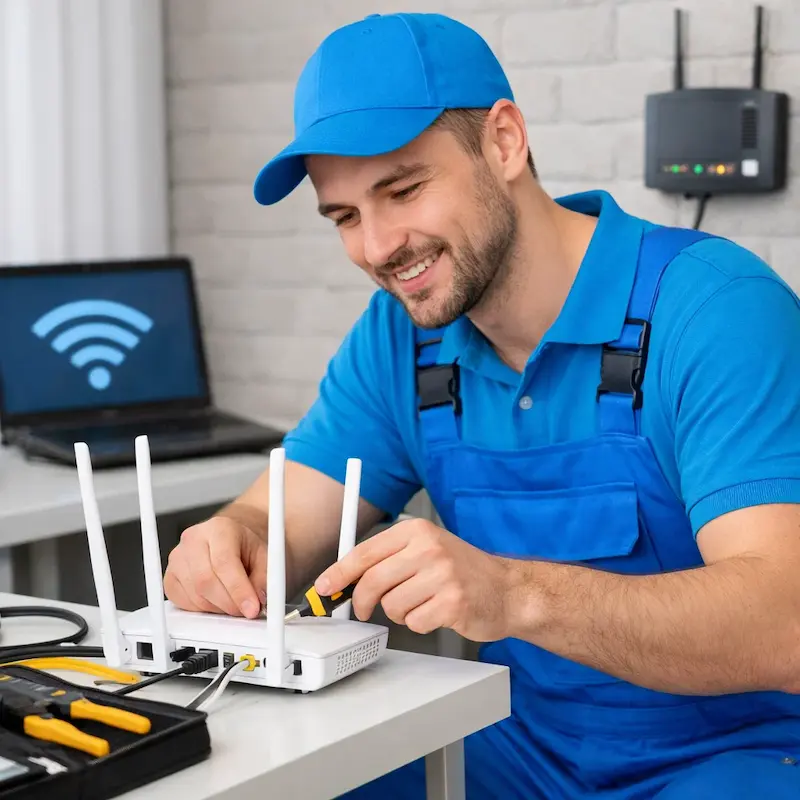 Настройка Wi - Fi в Домодедово