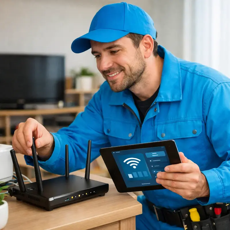 Настройка Wi-Fi для квартиры, дома и офиса в Домодедово