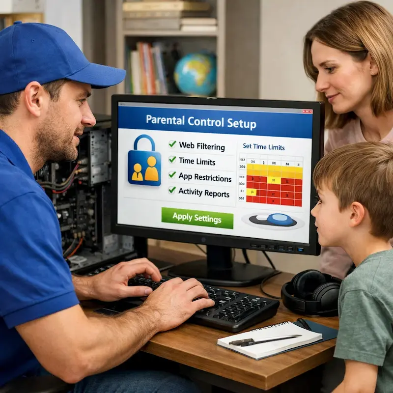 установка родительского контроля в Домодедово