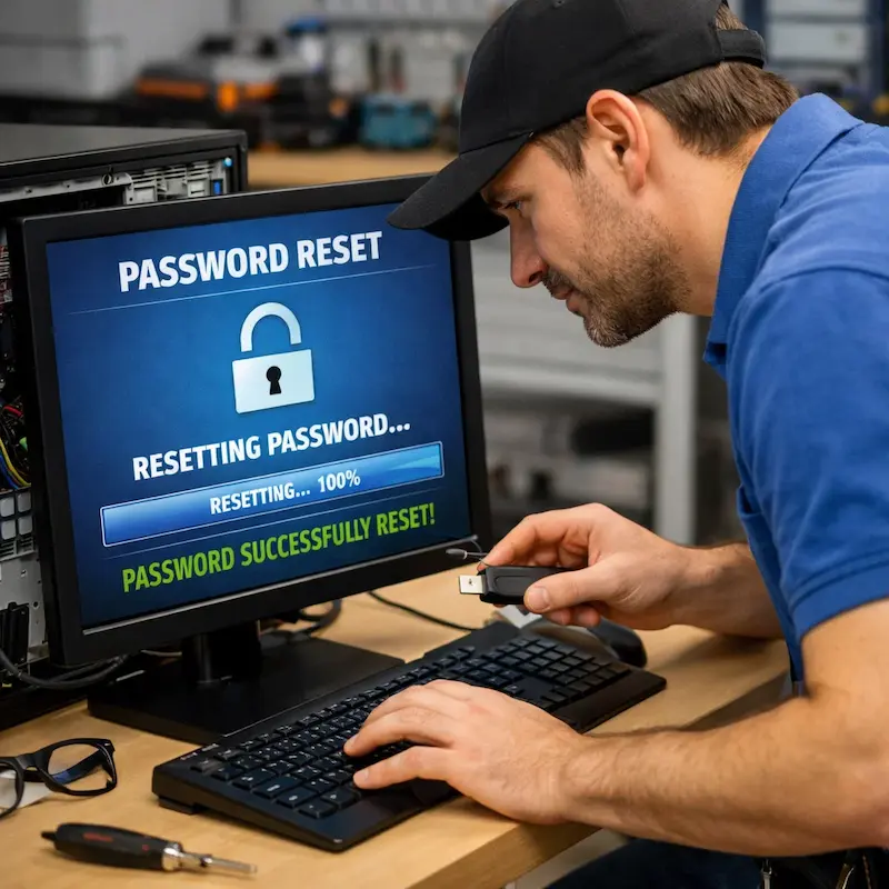 Сброс пароля от компьютера в Домодедово