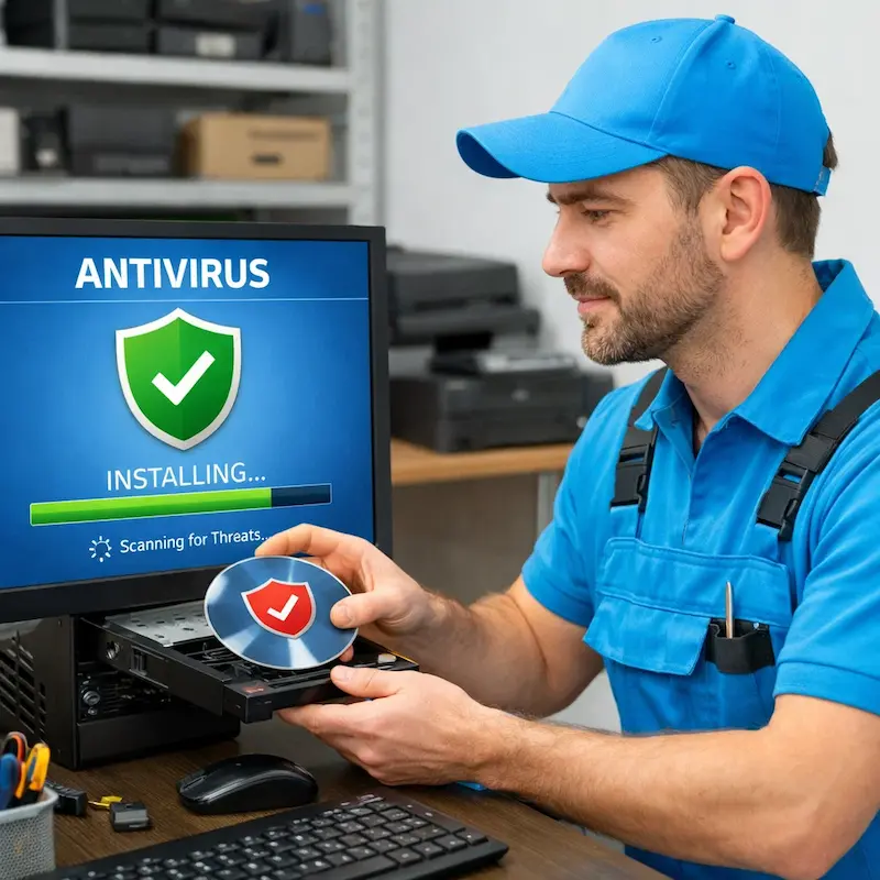 Установка антивируса в Домодедово на дому