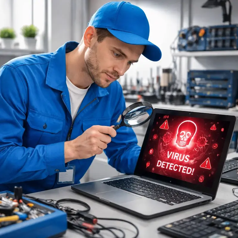 Поиск компьютерных вирусов в Домодедово