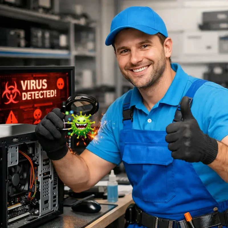 Удаление вирусов с компьютера в Домодедово